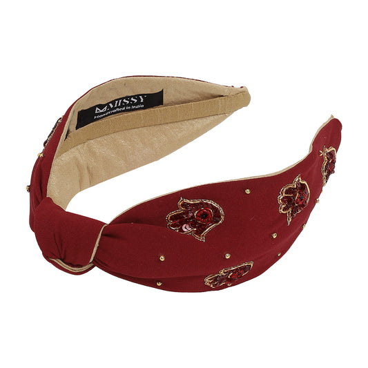 Hamsa Halo Knotted Headband