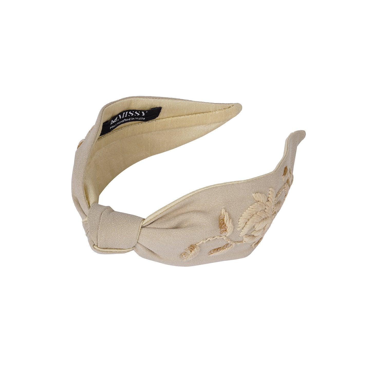 Rose headband- Beige