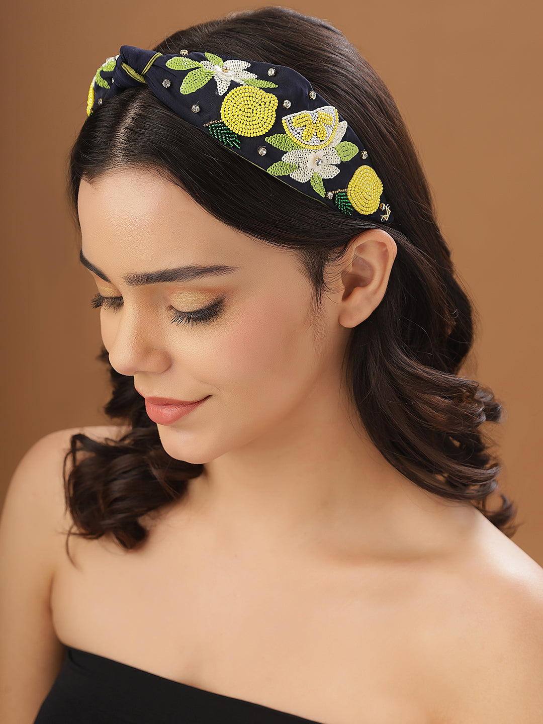 Citrus Pop Headband- Black