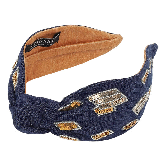 Starlit Denim Headband