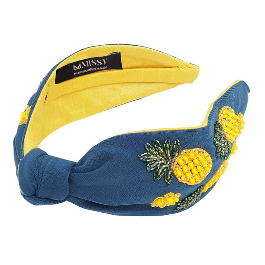 Pineapple Paradise Quilted Headband