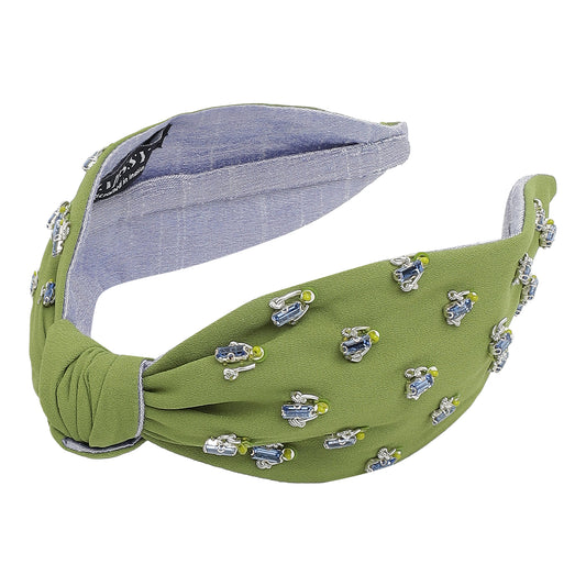 Olive Blossom Statement Headband