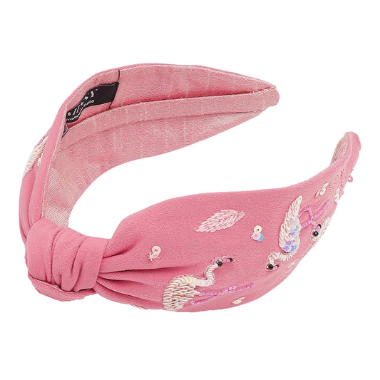 Flamingo Fiesta Embellished Headband