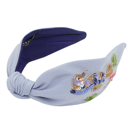 Coastal Charm Seahorse Statement Headband