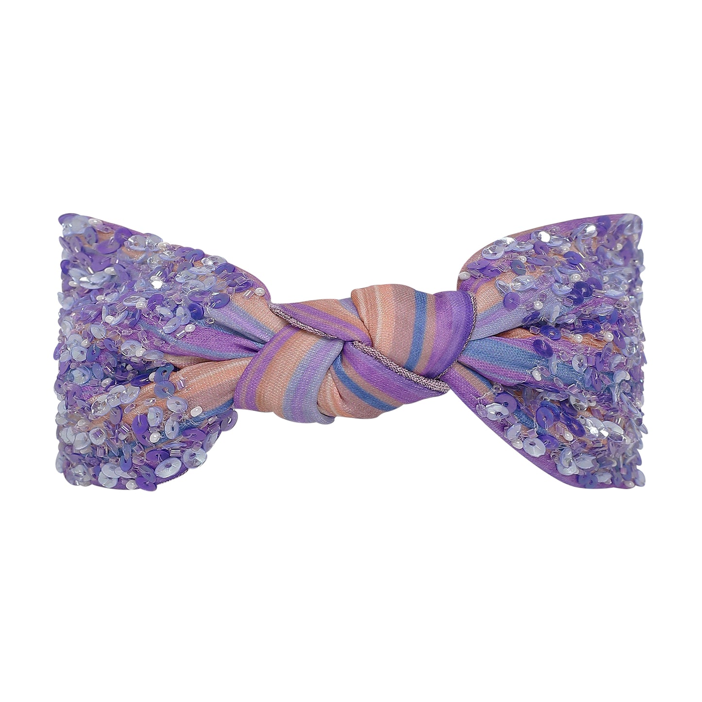 Lavender Sequin Statement Headband