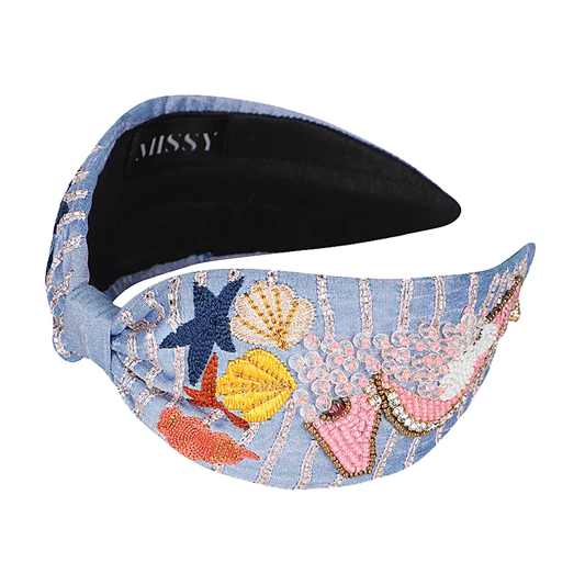 Nautica Headband Ocean Blue