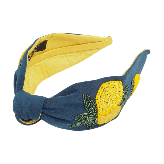 Royal Lemon Bloom Headband