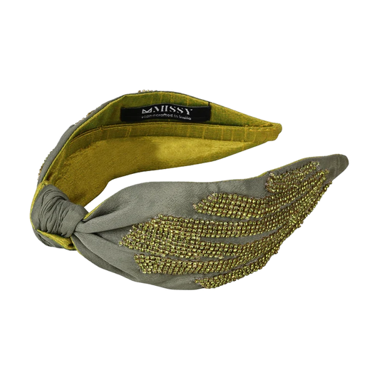 Seren Headband- Olive Grey