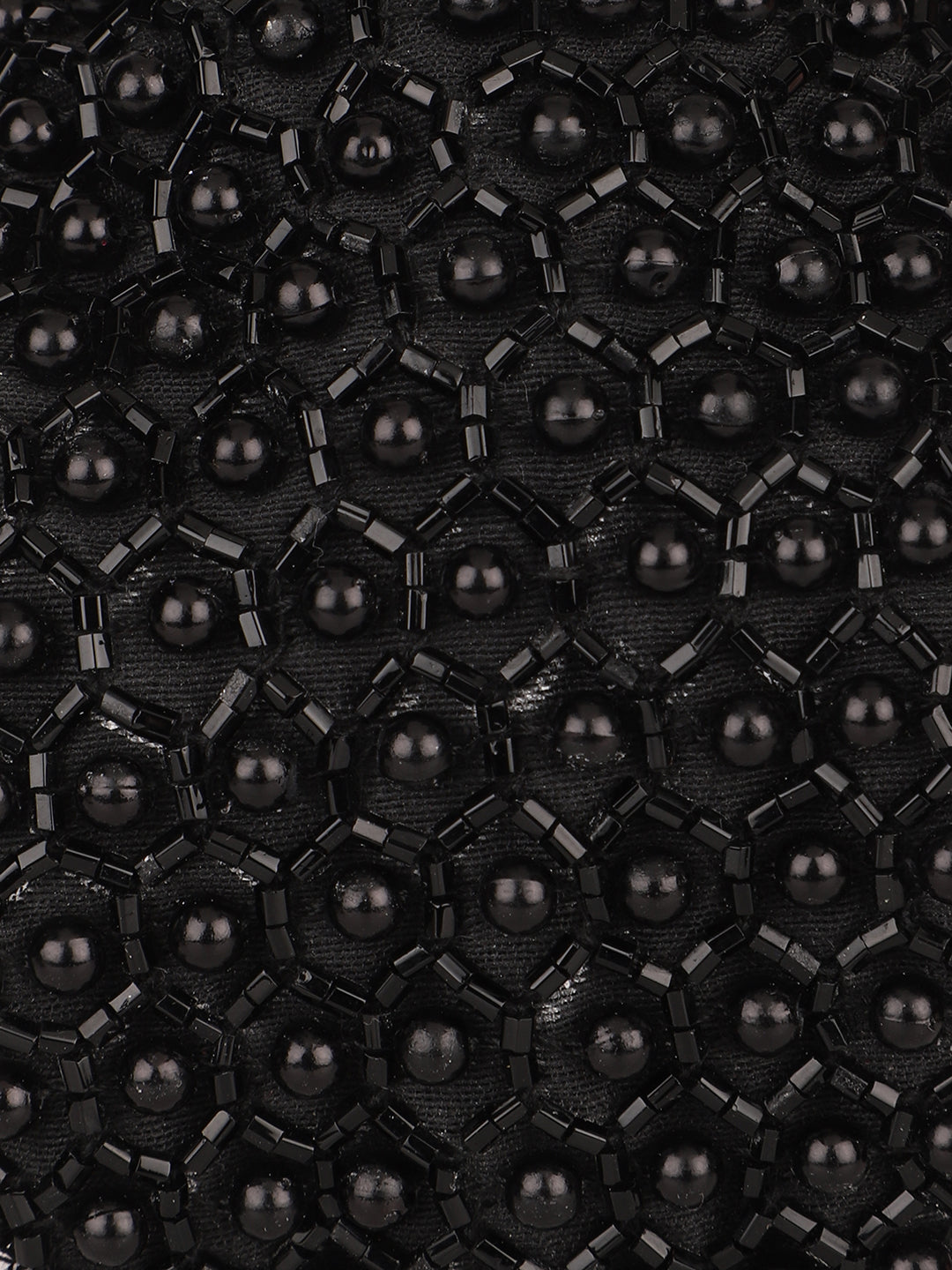 All-Over Pearl Headband Black