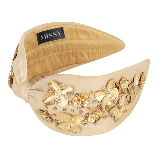 Cyra Headband- Beige