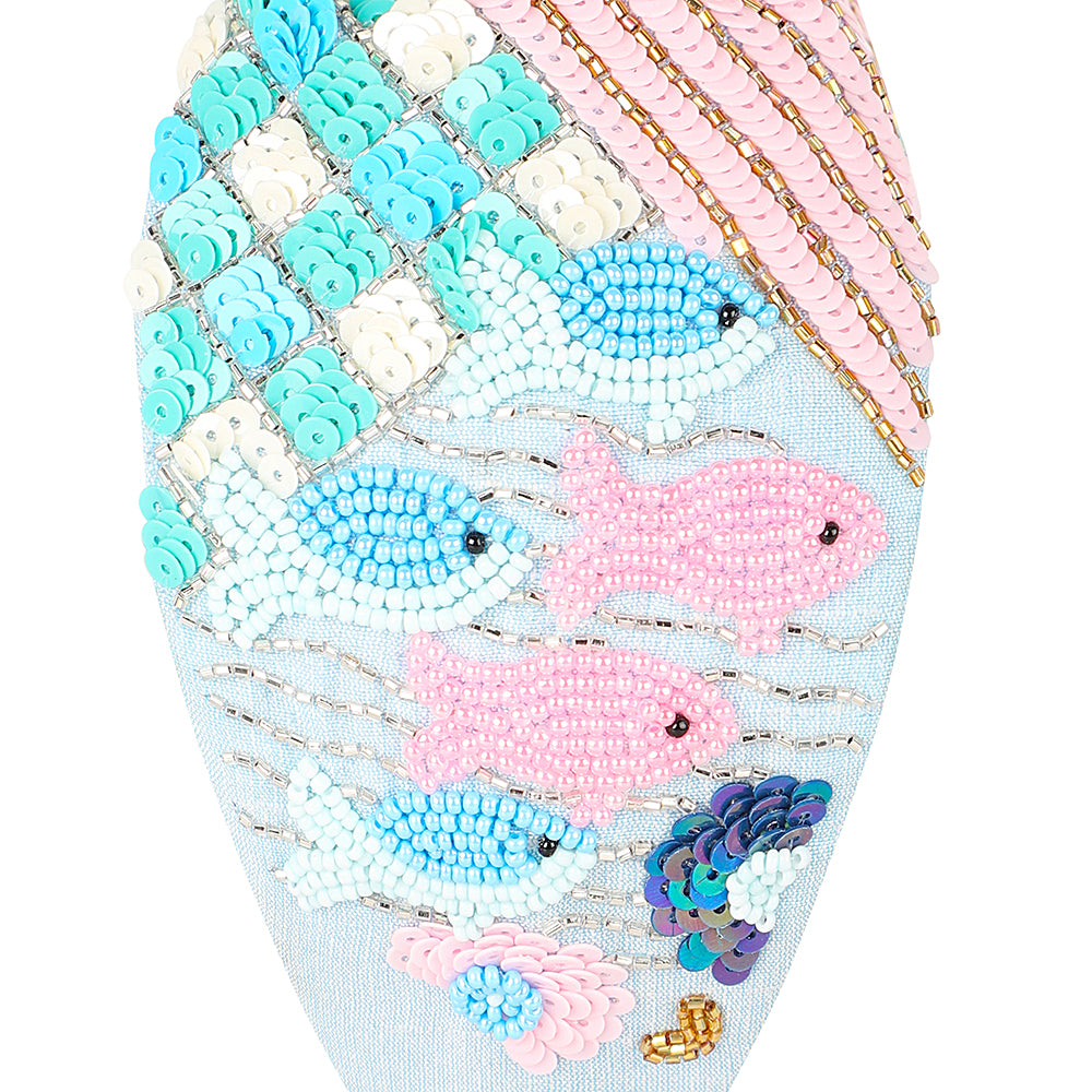 Blue Marine Headband- Blue