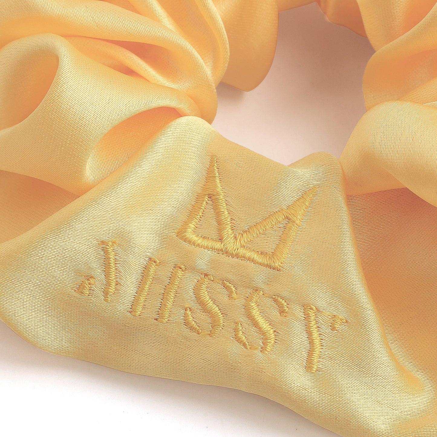Missy Satin Scrunchie Set with Matching Pouch (Set of 3)