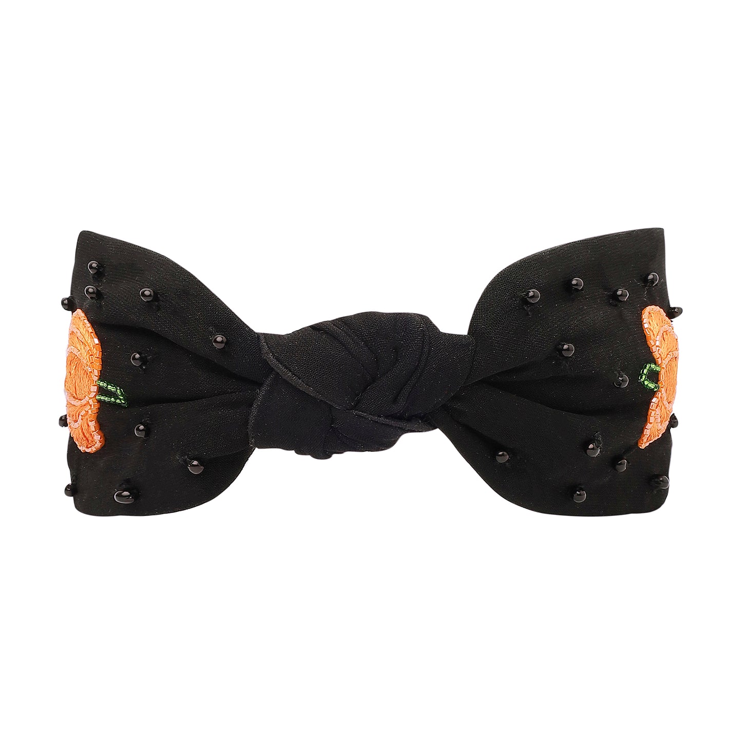 Halloween Pumpkin & Ghost Black Headband