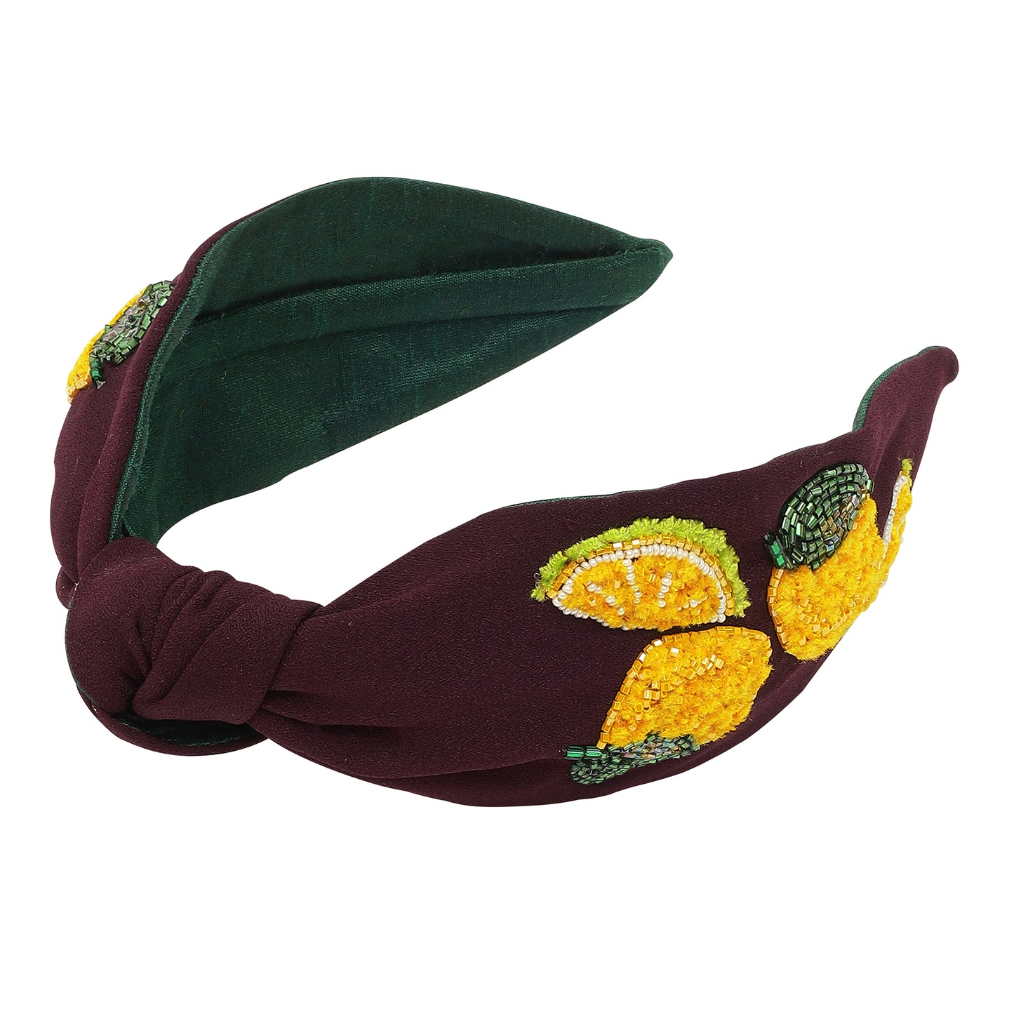 Midnight Citrus Statement Headband