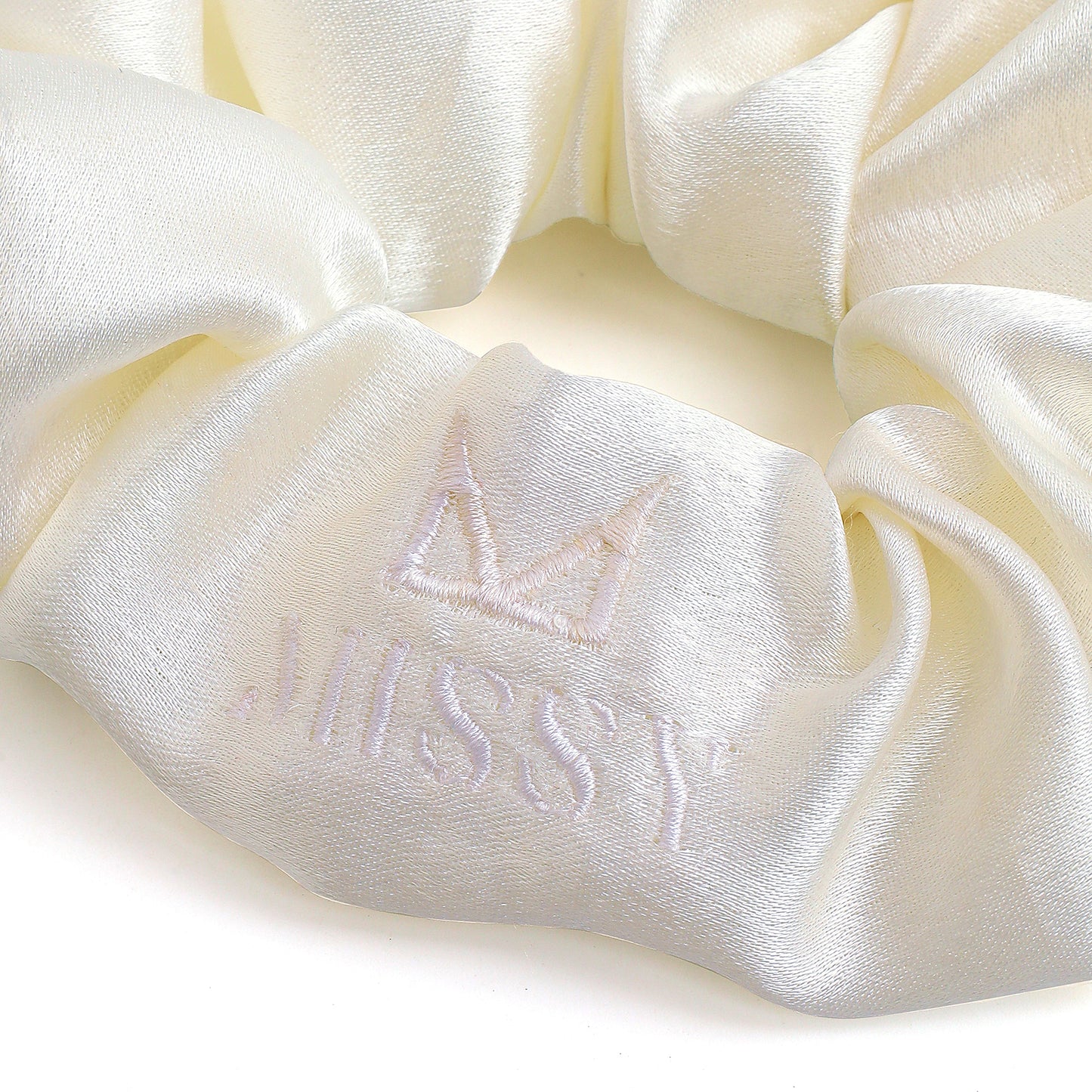 Missy Satin Scrunchie Set with Matching Pouch (Set of 3)