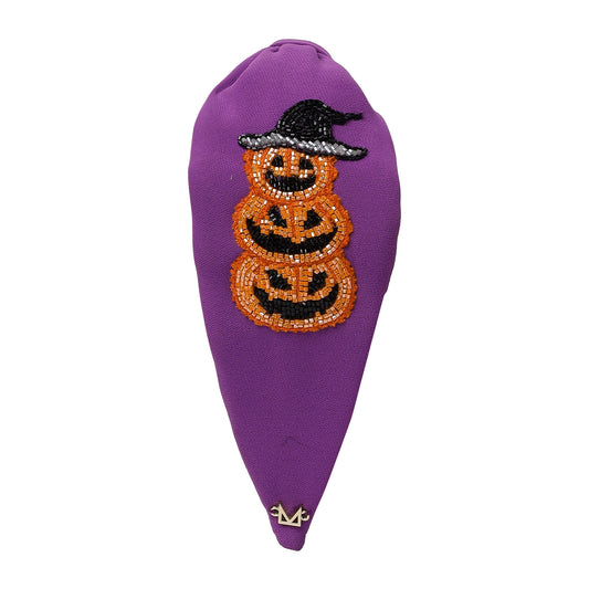 Witch's Pumpkin Knot Headband