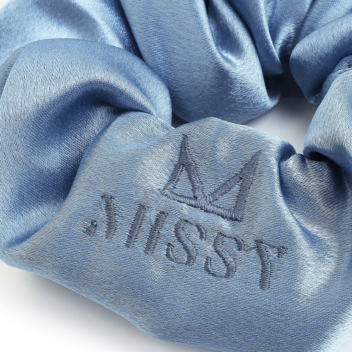 Missy Satin Scrunchie Set with Matching Pouch (Set of 3)