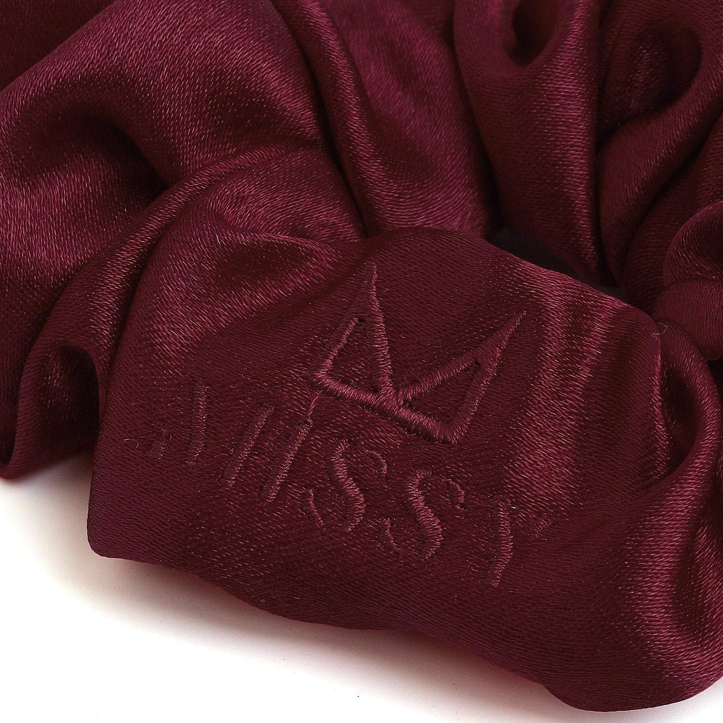 Missy Satin Scrunchie Set with Matching Pouch (Set of 3)
