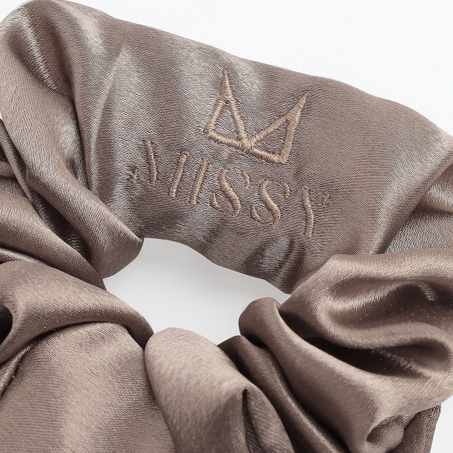 Missy Satin Scrunchie Set with Matching Pouch (Set of 3)