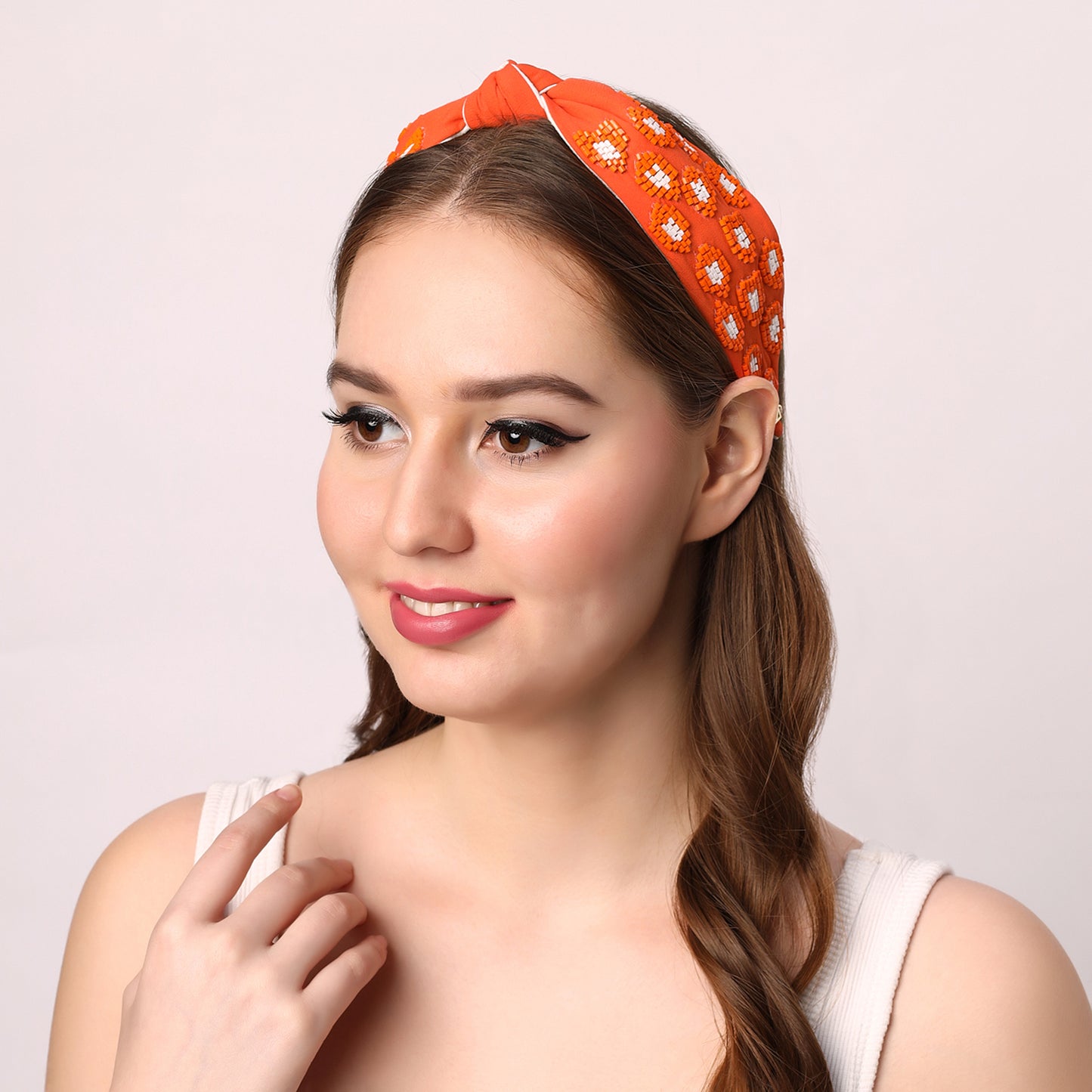 Helen Headband- Tangerine