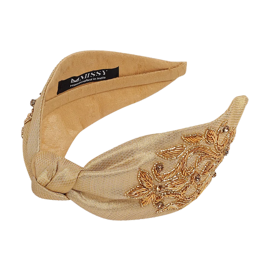 Champagne Dreams Knotted Headband