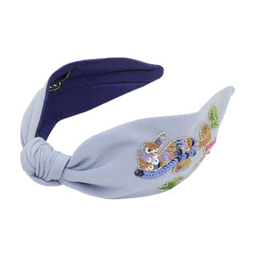 Coastal Charm Seahorse Statement Headband