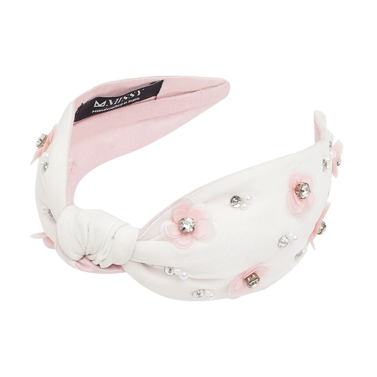 Crystal Bloom Designer Headband