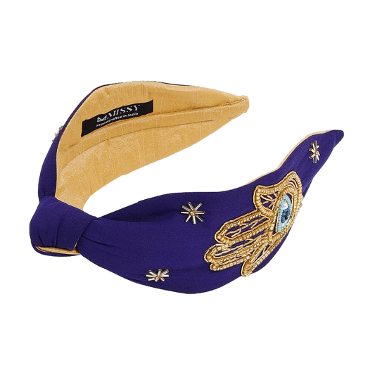 Evil Eye /Hamsa  Knotted Headband