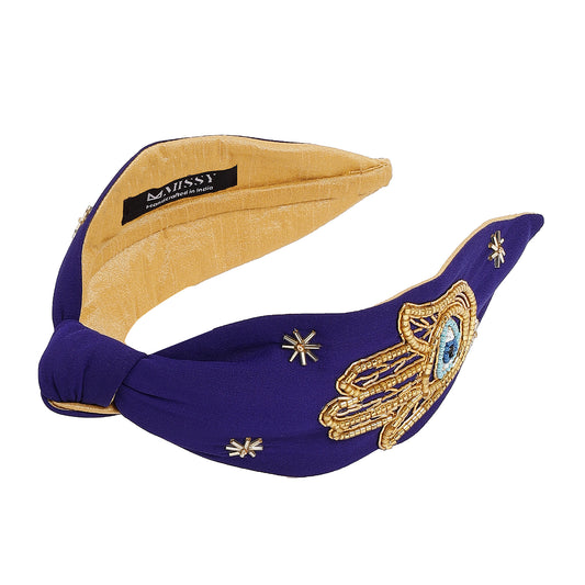 Evil Eye /Hamsa  Knotted Headband