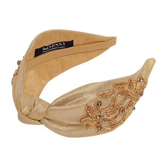 Champagne Dreams Knotted Headband