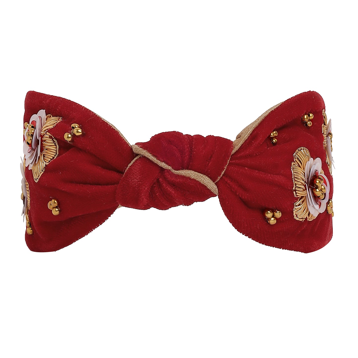 Regal Rose Knotted Headband