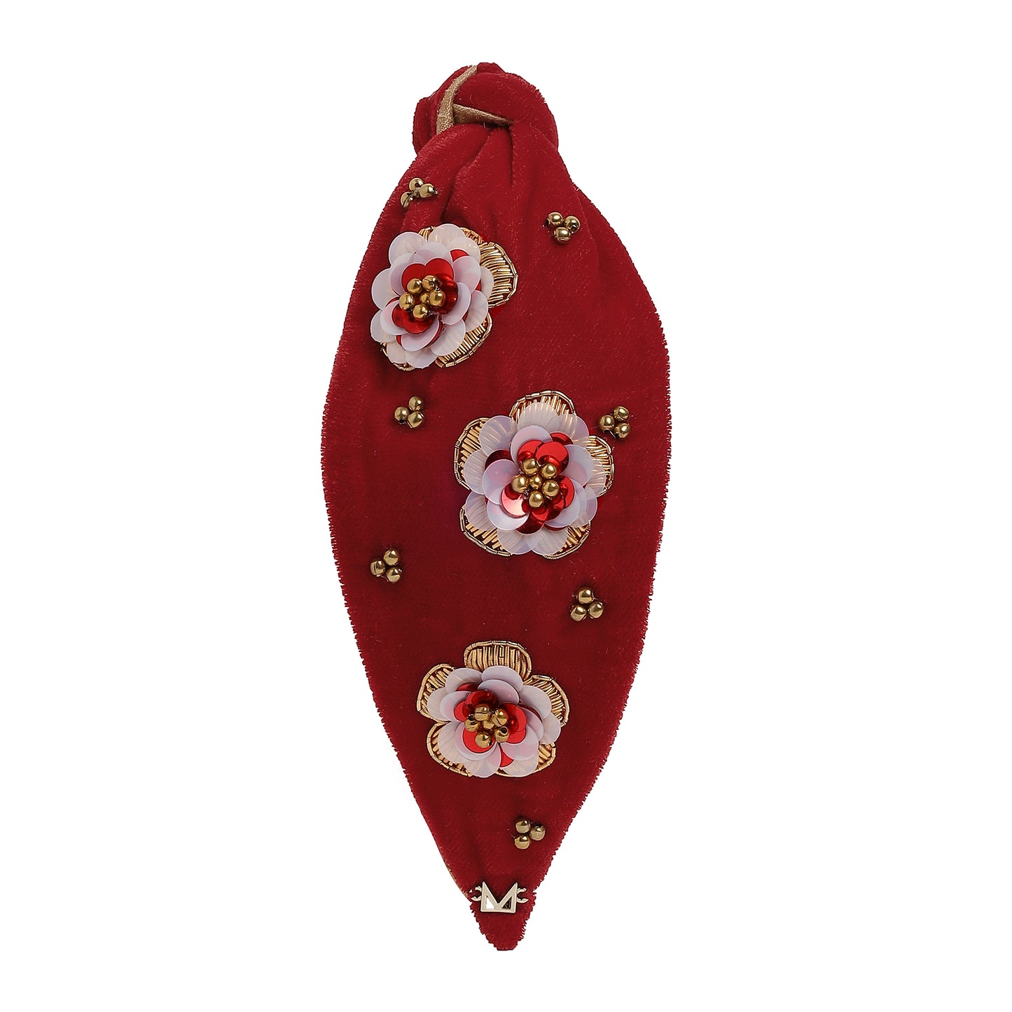 Regal Rose Knotted Headband