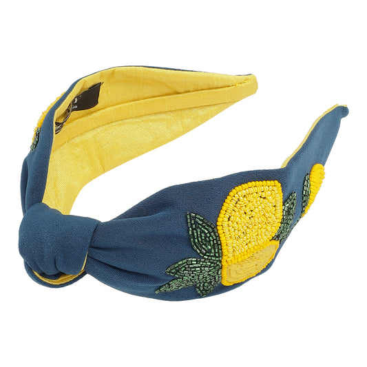 Royal Lemon Bloom Headband