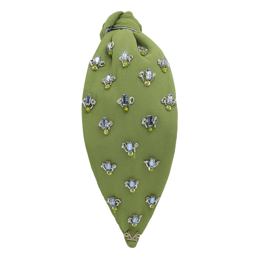 Olive Blossom Statement Headband