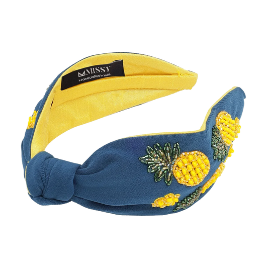 Pineapple Paradise Quilted Headband
