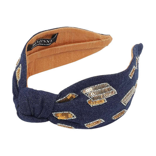 Starlit Denim Headband